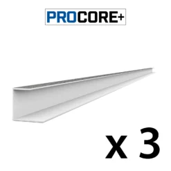 8 Ft. PROCORE+ Gray Wood PVC Side Trim Pack -Proslat Store 26123K x3 dfc39364 2d09 4951 809d 904e2b0f8c6c