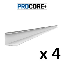 8 Ft. PROCORE+ Gray Wood PVC Side Trim Pack -Proslat Store 26124K x4 435a39e9 399c 444b a078 289075578f19