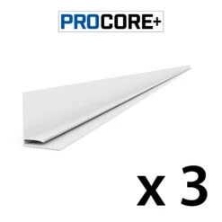 8 Ft. PROCORE+ Gray Wood PVC Top Trim Pack -Proslat Store 26223K