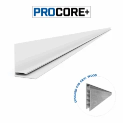 8 Ft. PROCORE+ Gray Wood PVC Top Trim Pack