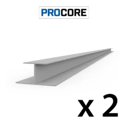 8 Ft. PROCORE PVC H Trim Pack -Proslat Store 29322K Procore lg x2 f676de78 723f 41b8 a333 c2e4c99b0fbc