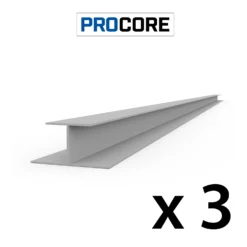 8 Ft. PROCORE PVC H Trim Pack -Proslat Store 29323K Procore lg x3 a01a99bd 0d0c 447b 9163 4862fd4ecb98