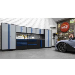 FusionPlus 10 Ft Set – MAX – Overheads -Proslat Store 2 Window Grey blue 1