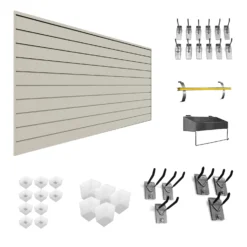 PVC Slatwall Handyman Bundle 26 PVC Slatwall Handyman Bundle -Proslat Store 33093K A