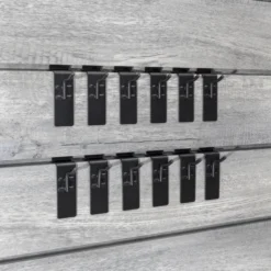 STEALTH 1 In. Single Hook - 12 Pack -Proslat Store 53001 b