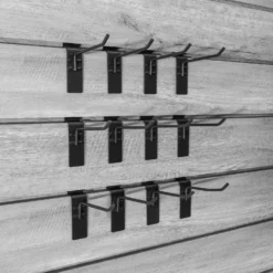 STEALTH 4 In. Single Hook - 12 Pack -Proslat Store 53002 b