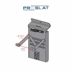STEALTH Double 4 In. Hook - 3 Pack -Proslat Store 53011 dim 47e32d6b 86cf 428c a339 7c10d373959c