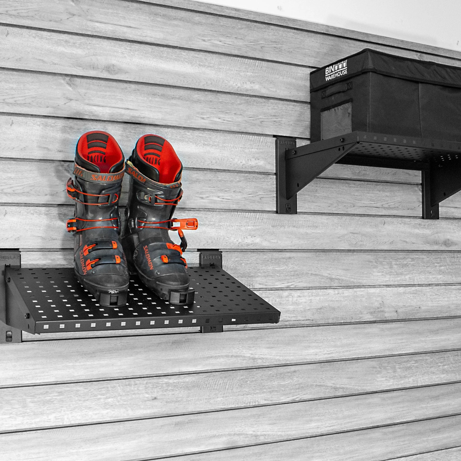 STEALTH 24 In. Heavy Duty Metal Shelves - 2 Pack 4 STEALTH 24 In. Heavy Duty Metal Shelves - 2 Pack - Image 2