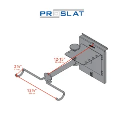 STEALTH Horizontal Bike Hook -Proslat Store 53033 dim f3def1e0 b995 4c4a b25f 36b9af444dd7