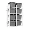 Bin Warehouse Rack – 8 Totes 2 Bin Warehouse Rack – 8 Totes -Proslat Store 65001 A