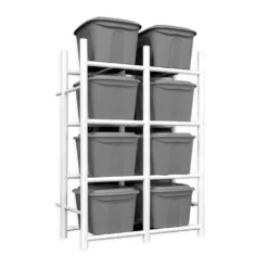Bin Warehouse Rack – 8 Totes