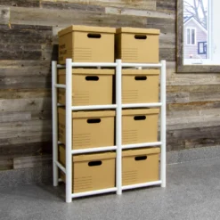 Bin Warehouse Rack - 8 Filebox 8 Bin Warehouse Rack - 8 Filebox -Proslat Store 65004 B