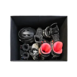 Bin Warehouse – Fold-A-Tote Black – 32 Gallon 4 Pack -Proslat Store 65018 D