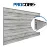 4 Ft. X 8 Ft. PROCORE+ Gray Wood PVC Slatwall -Proslat Store 87771 A EN