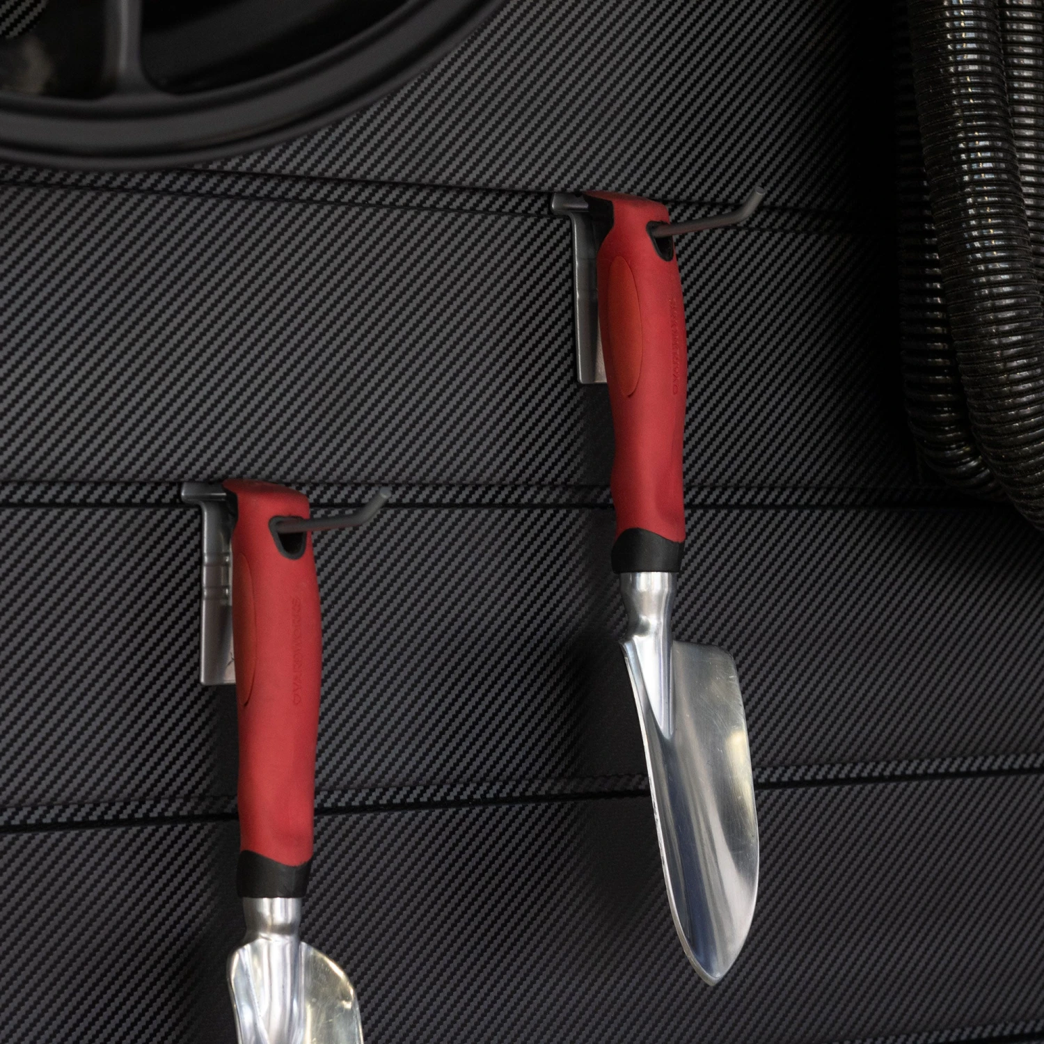 4 Ft. X 8 Ft. PROCORE+ Black Carbon Fiber PVC Slatwall 5 4 Ft. X 8 Ft. PROCORE+ Black Carbon Fiber PVC Slatwall - Image 3