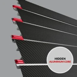 4 Ft. X 8 Ft. PROCORE+ Black Carbon Fiber PVC Slatwall 15 4 Ft. X 8 Ft. PROCORE+ Black Carbon Fiber PVC Slatwall -Proslat Store 87775 E cc189fea e3b8 47d5 a63e a537079b0741