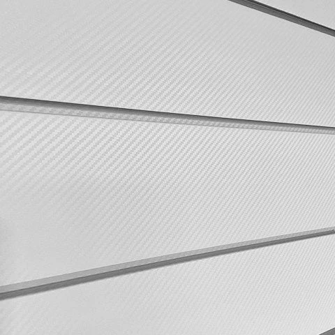 4 Ft. X 8 Ft. PROCORE+ Silver Gray Carbon Fiber PVC Slatwall – 4 Pack 128 Sq Ft 6 4 Ft. X 8 Ft. PROCORE+ Silver Gray Carbon Fiber PVC Slatwall – 4 Pack 128 Sq Ft - Image 4