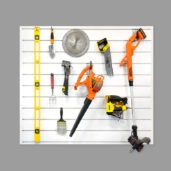 4 Ft. X 4 Ft. PVC Slatwall 22 4 Ft. X 4 Ft. PVC Slatwall -Proslat Store 88103 B