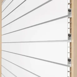 4 Ft. X 4 Ft. PVC Slatwall 26 4 Ft. X 4 Ft. PVC Slatwall -Proslat Store 88103 D