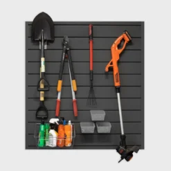 4 Ft. X 4 Ft. PVC Slatwall 19 4 Ft. X 4 Ft. PVC Slatwall -Proslat Store 88104 B 8c4dab91 2f9a 49e4 8244 24011667178a