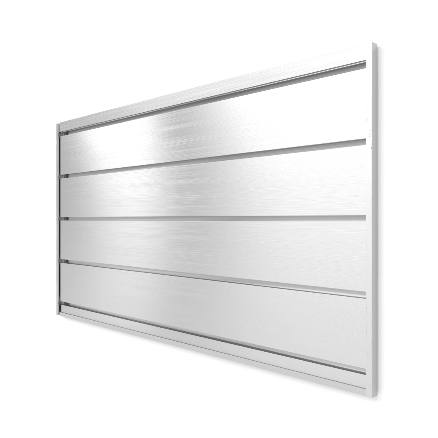 40 Inch Aluminum Slatwall Backsplash 3 40 Inch Aluminum Slatwall Backsplash