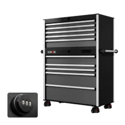 44 Series - 10 Drawers - Silver Handles - Foot Casters 17 44 Series - 10 Drawers - Silver Handles - Foot Casters -Proslat Store CR44 TDB 00009