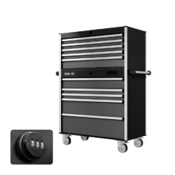 44 Series - 10 Drawers - Silver Handles - Traditional Casters 16 44 Series - 10 Drawers - Silver Handles - Traditional Casters -Proslat Store CR44 TDB 00010