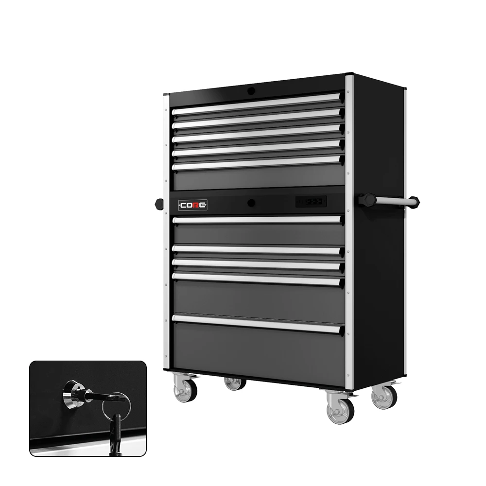 44 Series - 10 Drawers - Silver Handles - Traditional Casters 9 44 Series - 10 Drawers - Silver Handles - Traditional Casters - Image 7