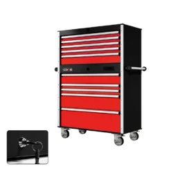 44 Series - 10 Drawers - Silver Handles - Traditional Casters 19 44 Series - 10 Drawers - Silver Handles - Traditional Casters -Proslat Store CR44 TDB 00062