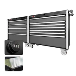 88 Series - 11 Drawers - Silver Handles - Traditional Casters -Proslat Store CR88 DW 00030