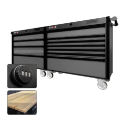 88 Series - 11 Drawers - Black Handles - Traditional Casters -Proslat Store CR88 DW 00034