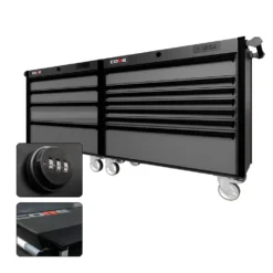 88 Series - 11 Drawers - Black Handles - Traditional Casters -Proslat Store CR88 DW 00035