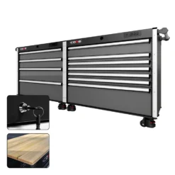 88 Series - 11 Drawers - Silver Handles - Foot Casters -Proslat Store CR88 DW 00037