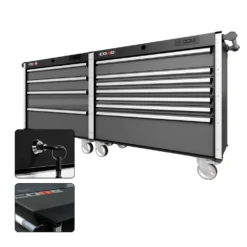 88 Series - 11 Drawers - Silver Handles - Traditional Casters -Proslat Store CR88 DW 00041