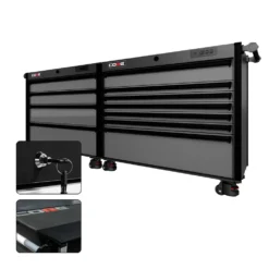 88 Series - 11 Drawers - Black Handles - Foot Casters -Proslat Store CR88 DW 00044