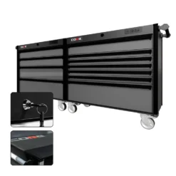 88 Series - 11 Drawers - Black Handles - Traditional Casters -Proslat Store CR88 DW 00047