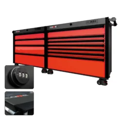 88 Series - 11 Drawers - Black Handles - Foot Casters -Proslat Store CR88 DW 00176