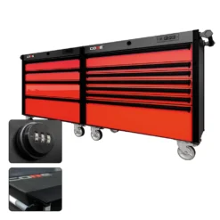 88 Series - 11 Drawers - Black Handles - Traditional Casters -Proslat Store CR88 DW 00179