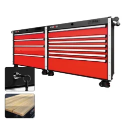 88 Series - 11 Drawers - Silver Handles - Foot Casters -Proslat Store CR88 DW 00181