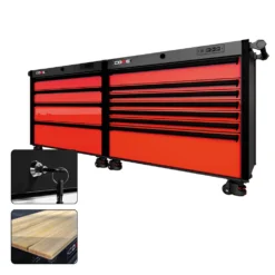 88 Series - 11 Drawers - Black Handles - Foot Casters -Proslat Store CR88 DW 00187