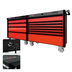 88 Series - 11 Drawers - Black Handles - Traditional Casters -Proslat Store CR88 DW 00191