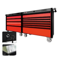 88 Series - 11 Drawers - Black Handles - Traditional Casters -Proslat Store CR88 DW 00192