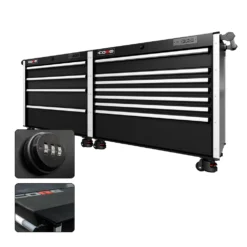 88 Series - 11 Drawers - Silver Handles - Foot Casters -Proslat Store CR88 DW 00218