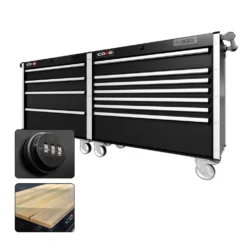 88 Series - 11 Drawers - Silver Handles - Traditional Casters -Proslat Store CR88 DW 00220