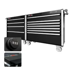 88 Series - 11 Drawers - Silver Handles - Traditional Casters -Proslat Store CR88 DW 00221