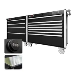 88 Series - 11 Drawers - Silver Handles - Traditional Casters -Proslat Store CR88 DW 00222