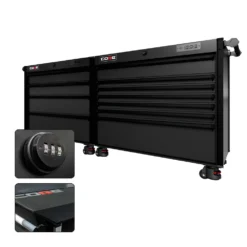 88 Series - 11 Drawers - Black Handles - Foot Casters -Proslat Store CR88 DW 00224