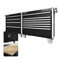 88 Series - 11 Drawers - Silver Handles - Traditional Casters -Proslat Store CR88 DW 00232