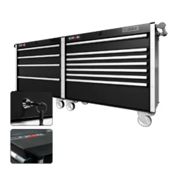 88 Series - 11 Drawers - Silver Handles - Traditional Casters -Proslat Store CR88 DW 00233