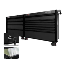 88 Series - 11 Drawers - Black Handles - Foot Casters -Proslat Store CR88 DW 00237